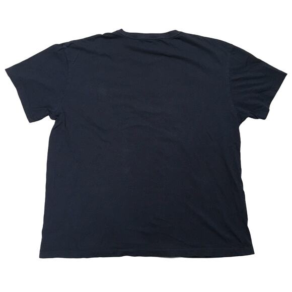 Polo‎ Ralph Lauren Tee Shirt Short Sleeve Navy Blue Logo Men's L Crewneck Cotton - Picture 7 of 9